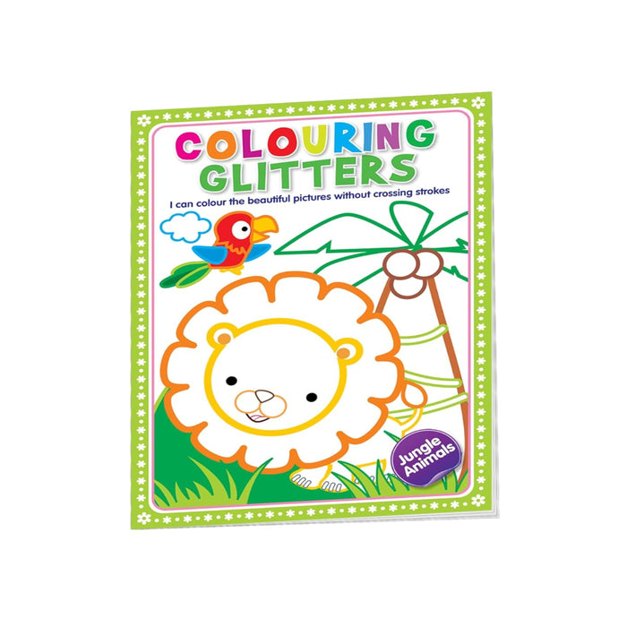 Colouring Glitter Books-Activity Books-Hello Friend-Toycra