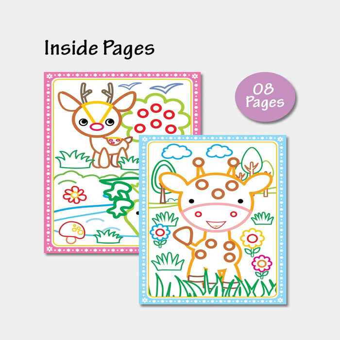 Colouring Glitter Books-Activity Books-Hello Friend-Toycra