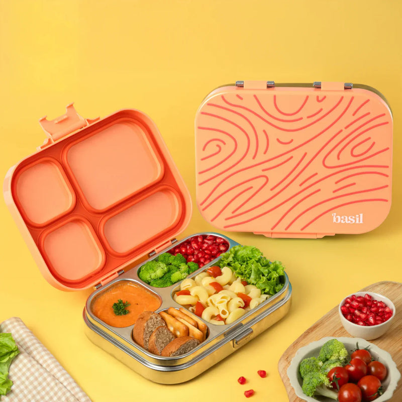 Basil Bento Quad 4 Section Lunch Box -830ML