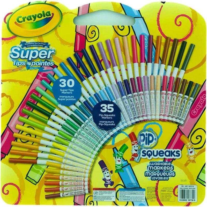 Crayola 65 Washable Markers Mega Set