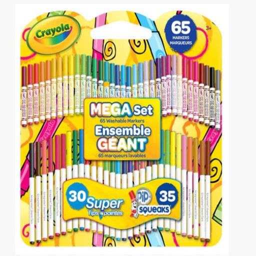 Crayola 65 Washable Markers Mega Set-Arts & Crafts-Crayola-Toycra