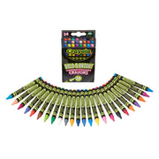 Crayola Bold & Bright Construction Paper Crayons, 24 Count