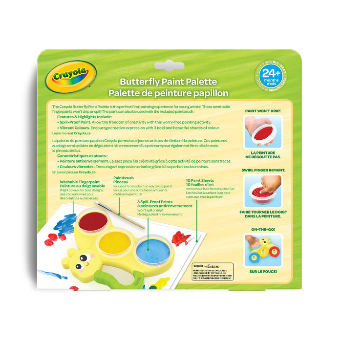 Crayola Butterfly Paint Palette-Arts & Crafts-Crayola-Toycra