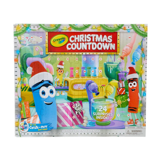 Crayola Christmas Countdown Advent Calendar-Arts & Crafts-Toycra-Toycra