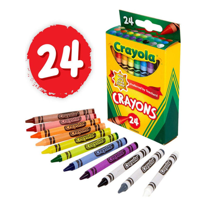 Crayola Classic Crayons, 24 Count-Arts & Crafts-Crayola-Toycra