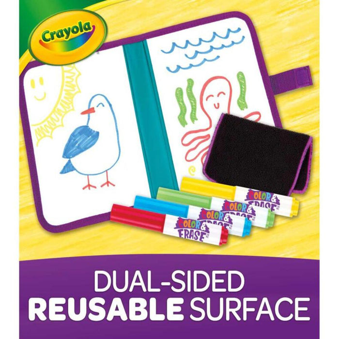 Crayola Color & Erase Reusable Travel Board-Arts & Crafts-Crayola-Toycra