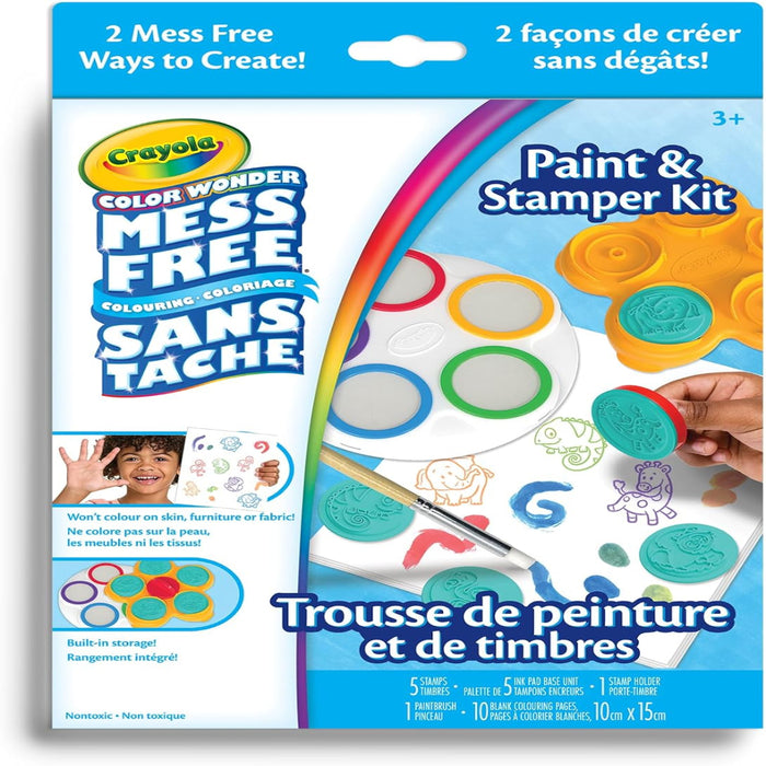 Crayola Color Wonder Mess-Free Paint & Stamper Kit-Arts & Crafts-Crayola-Toycra