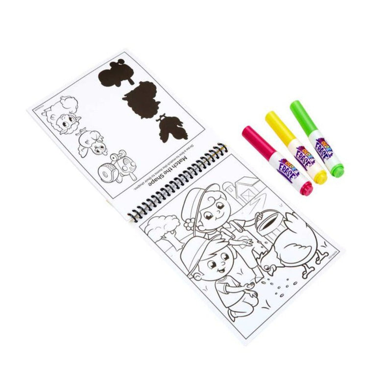 Crayola Color and Erase Reusable Activity Pad with Markers