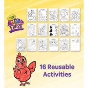 Crayola Color and Erase Reusable Activity Pad with Markers
