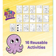 Crayola Color and Erase Reusable Activity Pad with Markers