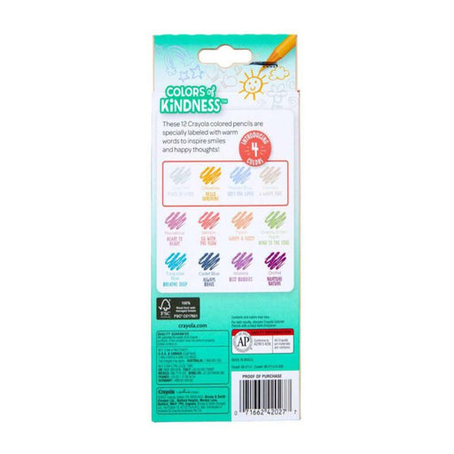 Crayola Colors of Kindness Colored Pencils, 12 Count-Arts & Crafts-Crayola-Toycra