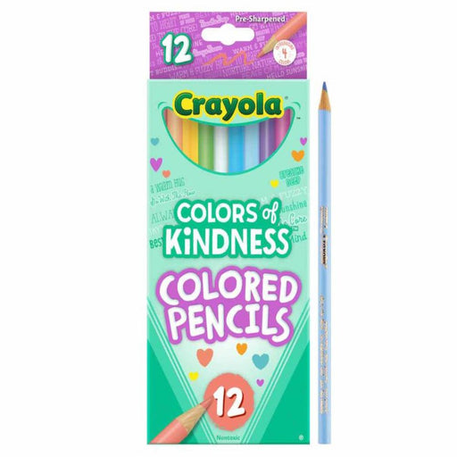 Crayola Colors of Kindness Colored Pencils, 12 Count-Arts & Crafts-Crayola-Toycra