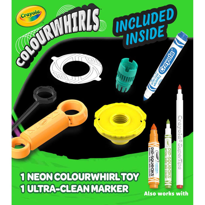 Crayola Colourwhirls - Neon-Arts & Crafts-Crayola-Toycra