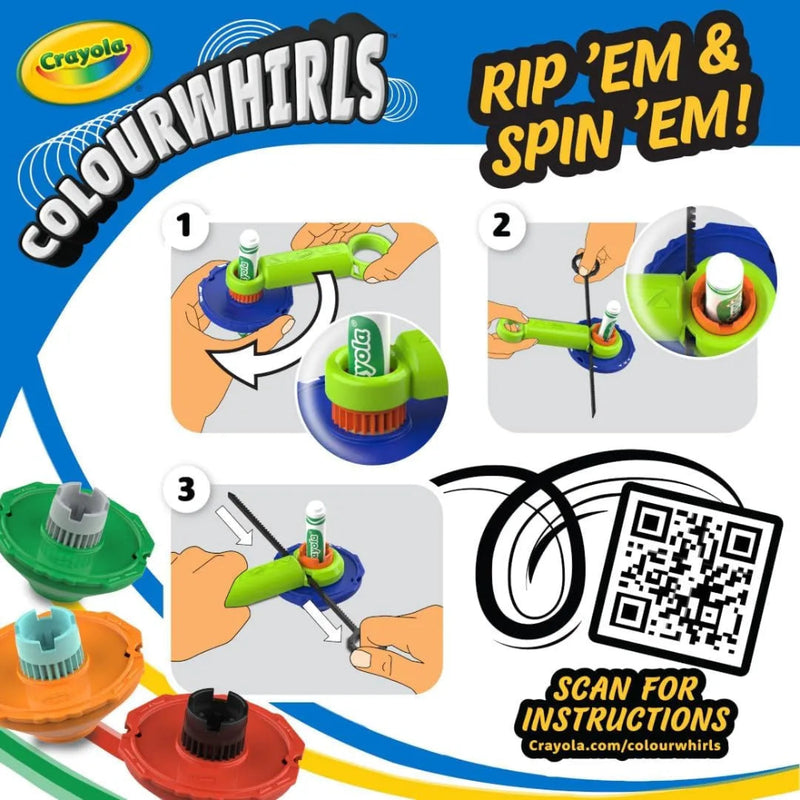 Crayola Colourwhirls Spin Art Toy-1 Set