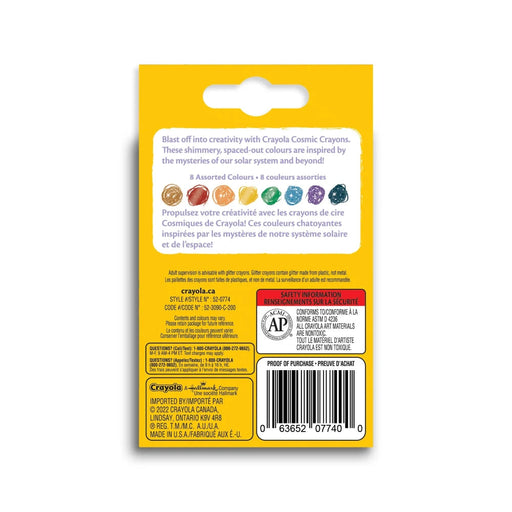 Crayola Cosmic Crayons, 8 Count-Arts & Crafts-Crayola-Toycra