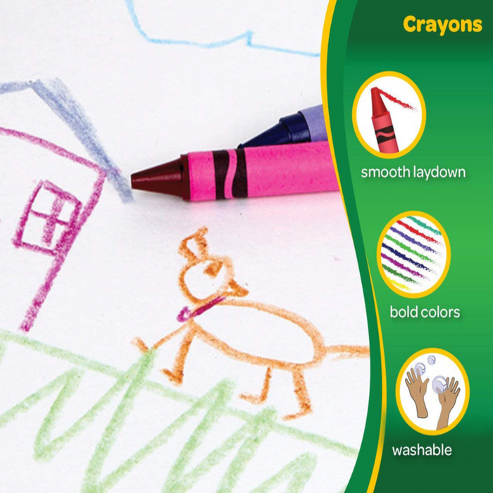 Crayola Crayons, 16 Count-Arts & Crafts-Crayola-Toycra