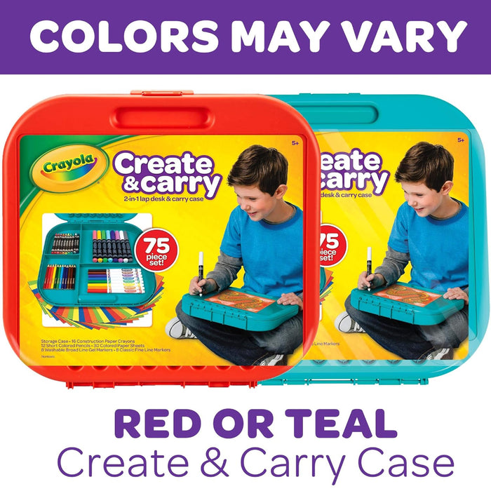Crayola Create 'N Carry Art Set-Arts & Crafts-Crayola-Toycra