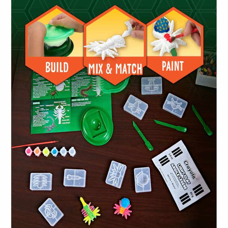 Crayola Critter Creator Glow in the Dark Bug Fossil Kit