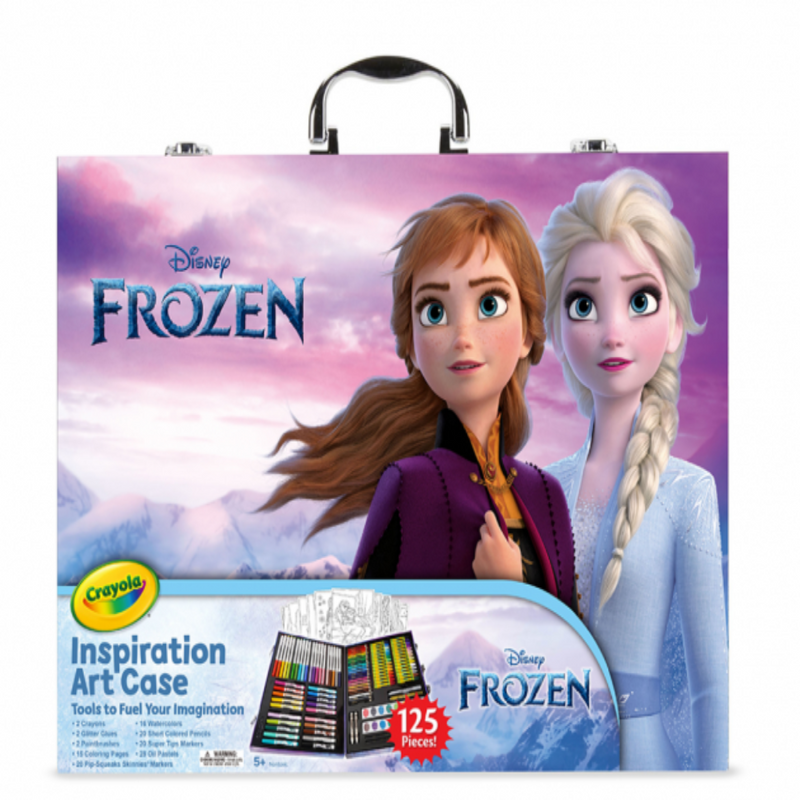 Crayola Disney Frozen Inspiration Art Case Coloring Set 125+ Pcs