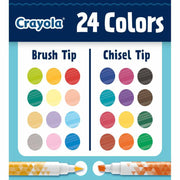 Crayola Doodle & Draw Dual Ended Doodle Marker, 12 count