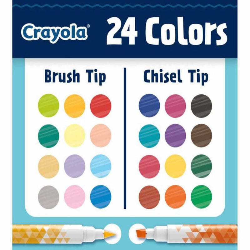Crayola Doodle & Draw Dual Ended Doodle Marker, 12 count