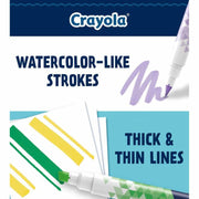 Crayola Doodle & Draw Dual Ended Doodle Marker, 12 count