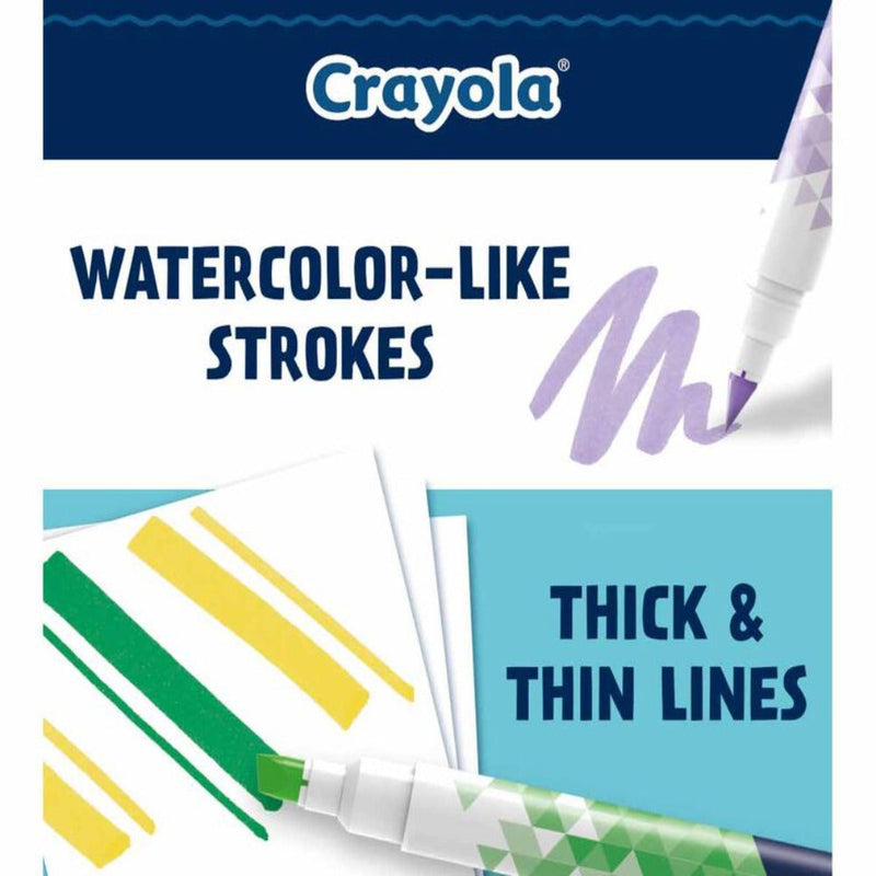 Crayola Doodle & Draw Dual Ended Doodle Marker, 12 count