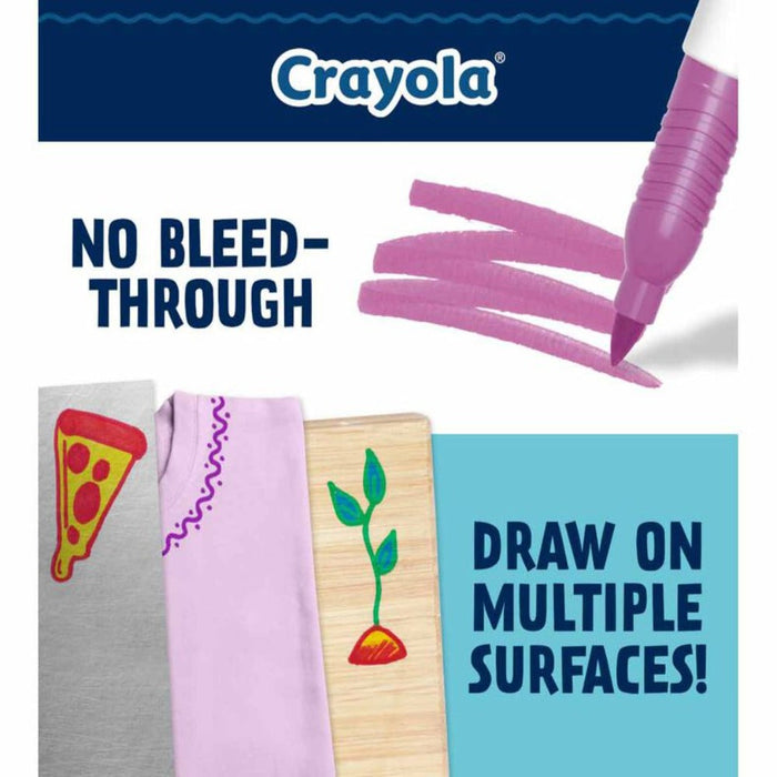 Crayola Doodle & Draw Fine Point Doodle Marker, 12 count-Arts & Crafts-Crayola-Toycra