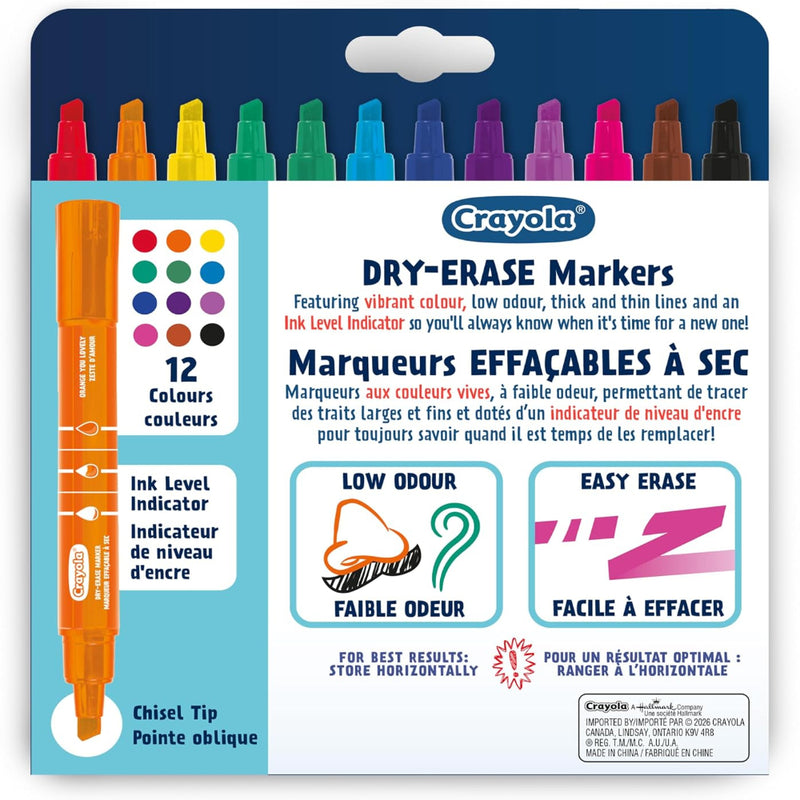 Crayola Dry-Erase Markers 12 Count