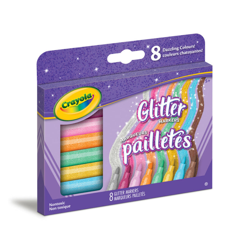 Crayola Glitter Markers 8 Count