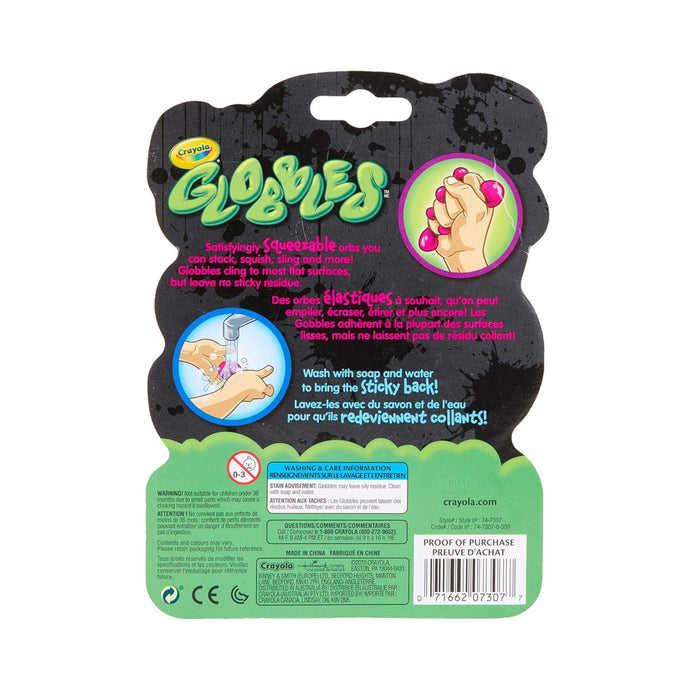 Crayola Glow in The Dark Globbles Sticky Squishy Ball Set-Novelty Toys-Crayola-Toycra