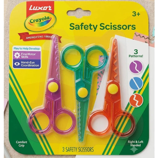 Crayola Kids Safety Pattern Scissors Set