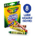 Crayola Large Washable Crayons, 8 Count-Arts & Crafts-Crayola-Toycra