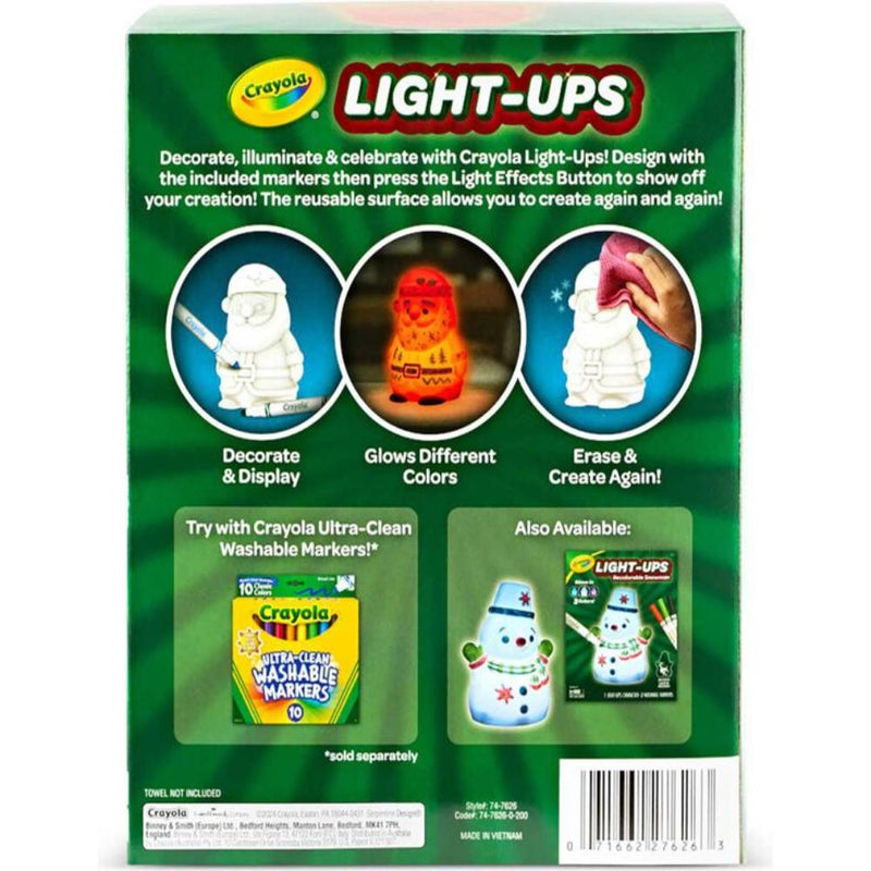 Crayola Light-Ups Recolorable Santa