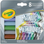 Crayola Metallic Markers, 8 Count