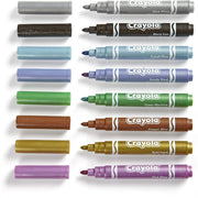 Crayola Metallic Markers, 8 Count