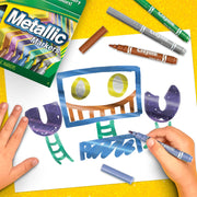 Crayola Metallic Markers, 8 Count