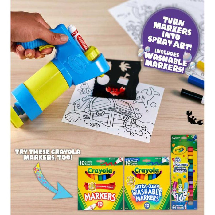 Crayola Mini Marker Sprayer-Arts & Crafts-Crayola-Toycra