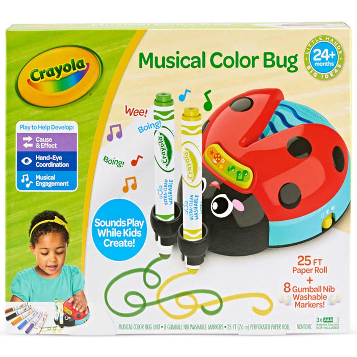 Crayola Musical Color Bug-Musical Toys-Crayola-Toycra