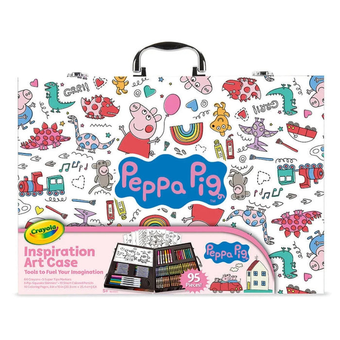 Crayola Peppa Pig Inspiration Art Case -95 Pieces-Arts & Crafts-Crayola-Toycra