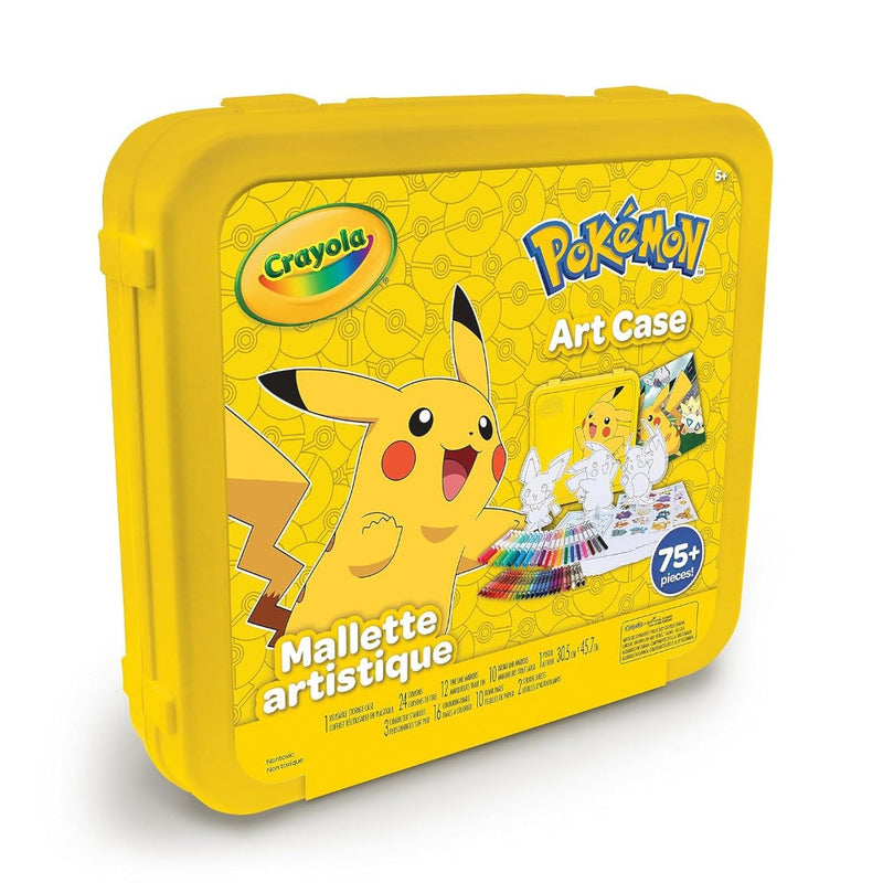 Crayola Pokémon Create & Color Coloring Art Case, Pikachu