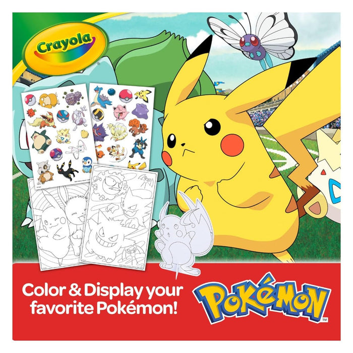 Crayola Pokémon Create & Color Coloring Art Case, Pikachu-Arts & Crafts-Crayola-Toycra