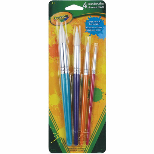 Crayola Round Brush Set-4-Count-Arts & Crafts-Crayola-Toycra