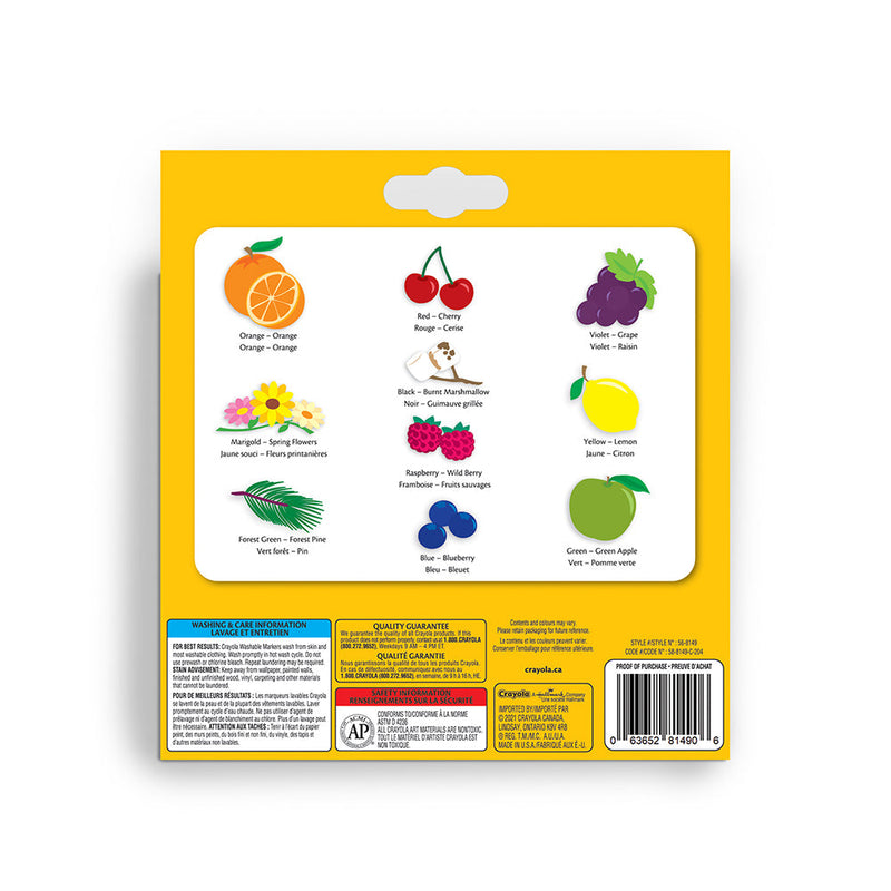 Crayola Scentsations Washable Broad Line Markers, 10 Count