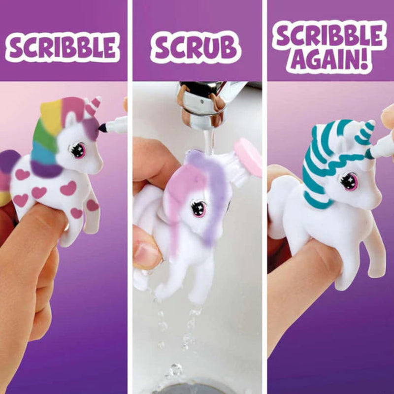 Crayola Scribble Scrubbie Color & Clean Adorable Little Pets!