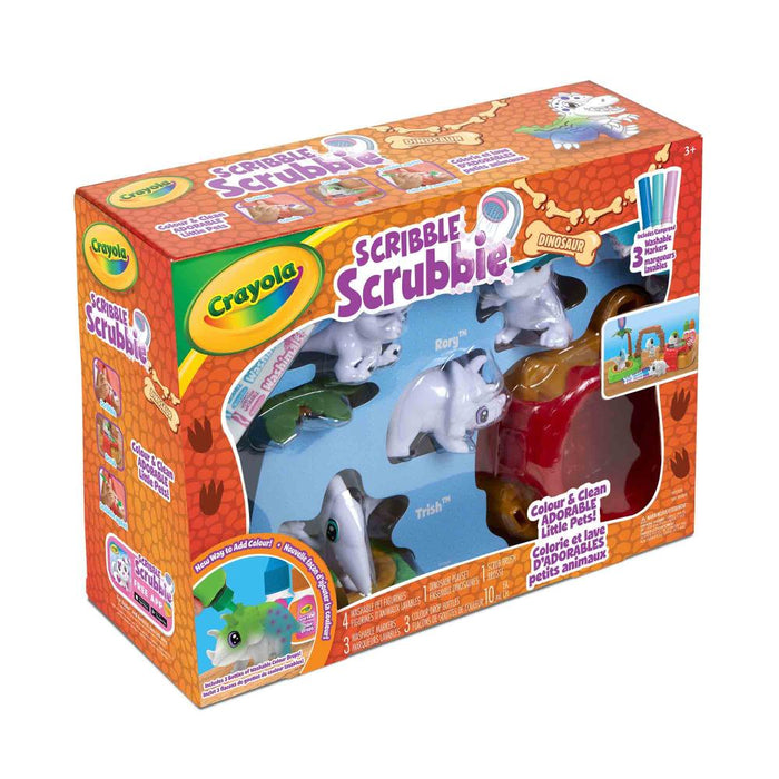 Crayola Scribble Scrubbie Dinosaur Set-Arts & Crafts-Crayola-Toycra