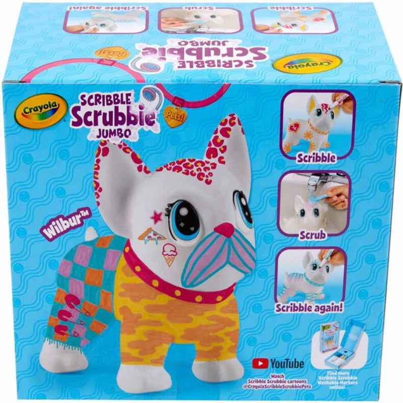 Crayola Scribble Scrubbie Jumbo Pet, Big Wilbur