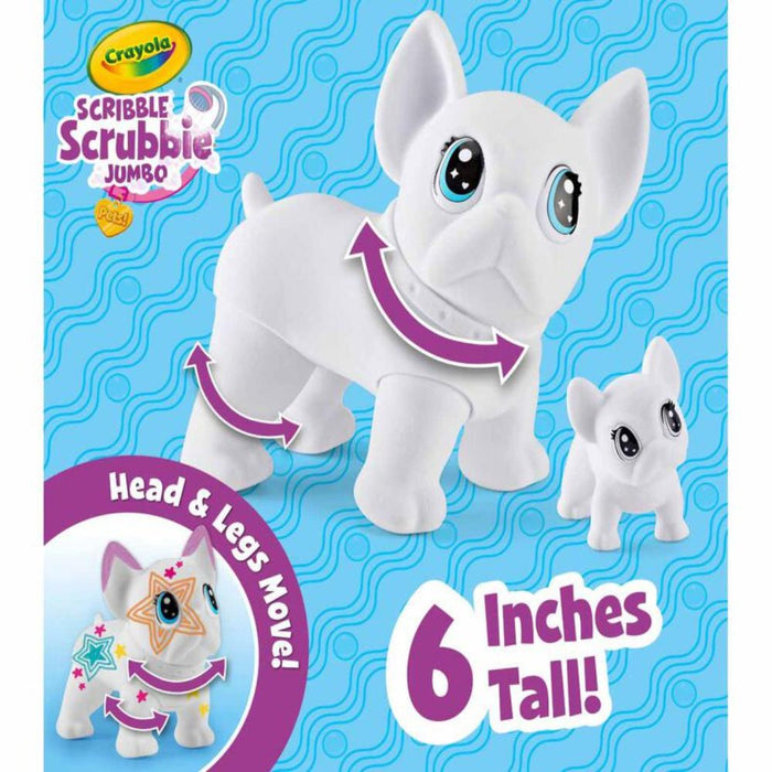 Crayola Scribble Scrubbie Jumbo Pet, Big Wilbur-Arts & Crafts-Crayola-Toycra