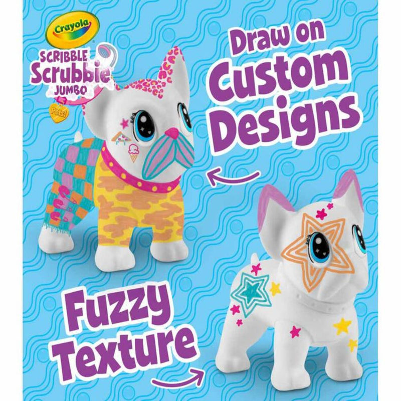 Crayola Scribble Scrubbie Jumbo Pet, Big Wilbur