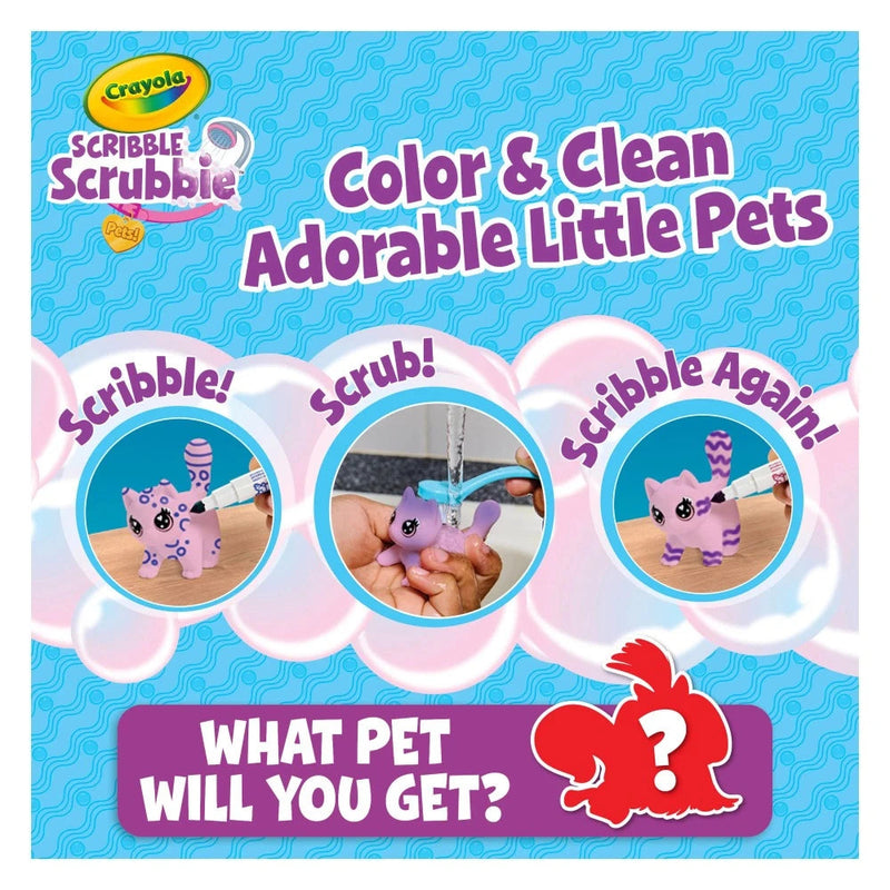 Crayola Scribble Scrubbie Mystery Pet Playhouse